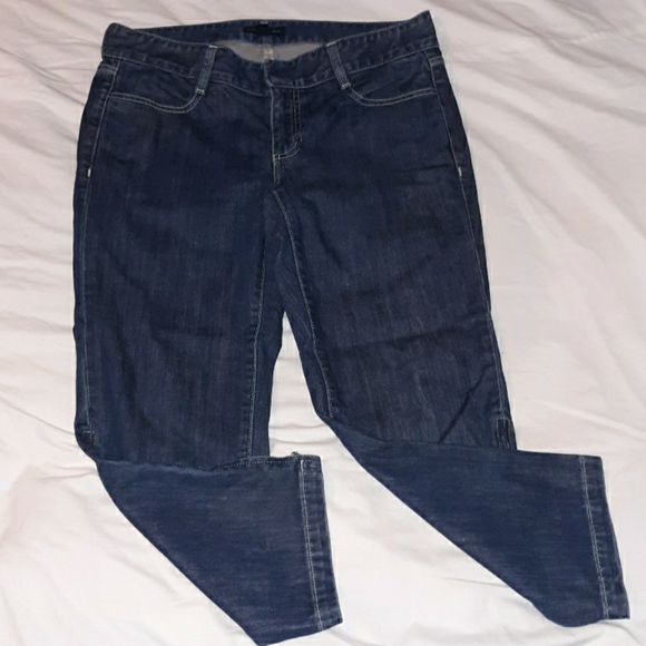 Banana Republic Crop/Capri Jeans Zipper Ankles 6‎ - Picture 1 of 8